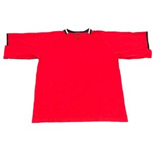 Raw Blue‎ Vintage Red Cotton Polyester Blend T-Shirt Size 3XL Classic Urban Wear